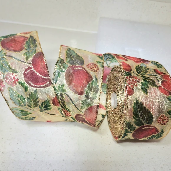 Floral Patterned Ribbon - Picture 2 of 9